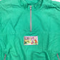 Vintage 90s Puma Zip Sweatshirt Green Cotton L