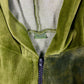 Vintage Long Sleeve Dress Hoodie Jacket Green - L/XL