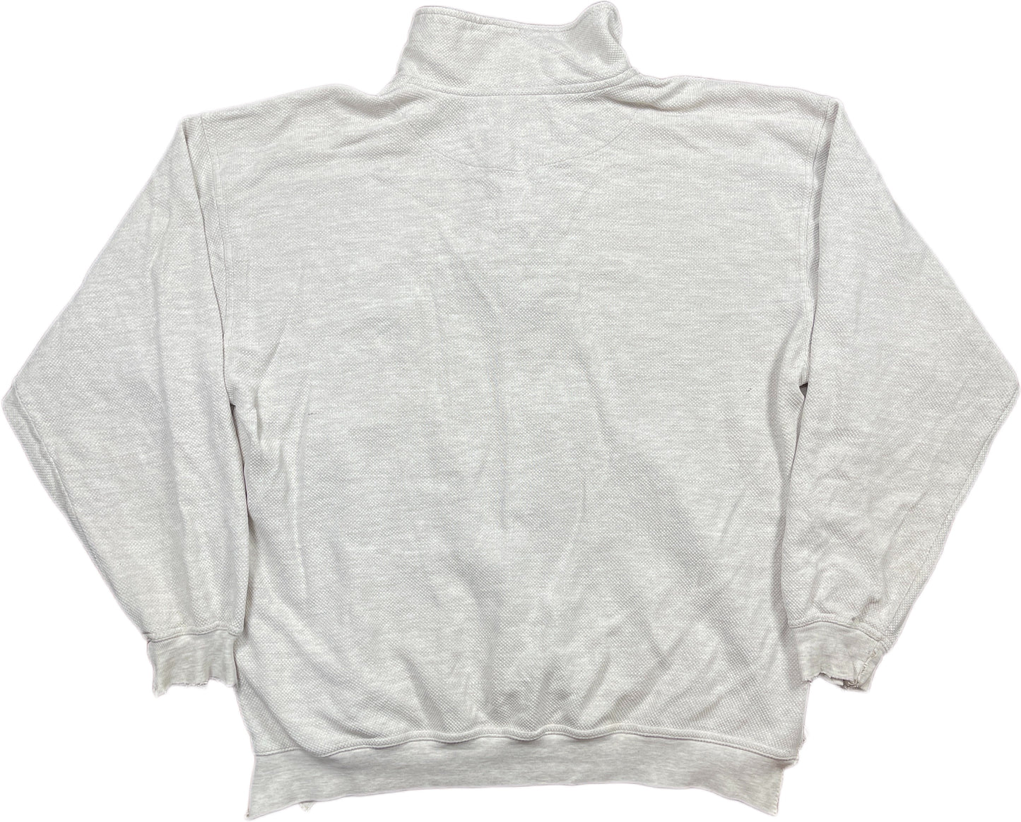 Vintage Gilberto Zip Sweatshirt Off White Cotton L