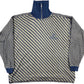Vintage Carlo Colucci Zip Sweatshirt Khaki Cotton L