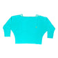 Vintage Benetton Long Sleeve Top Turquoise - S