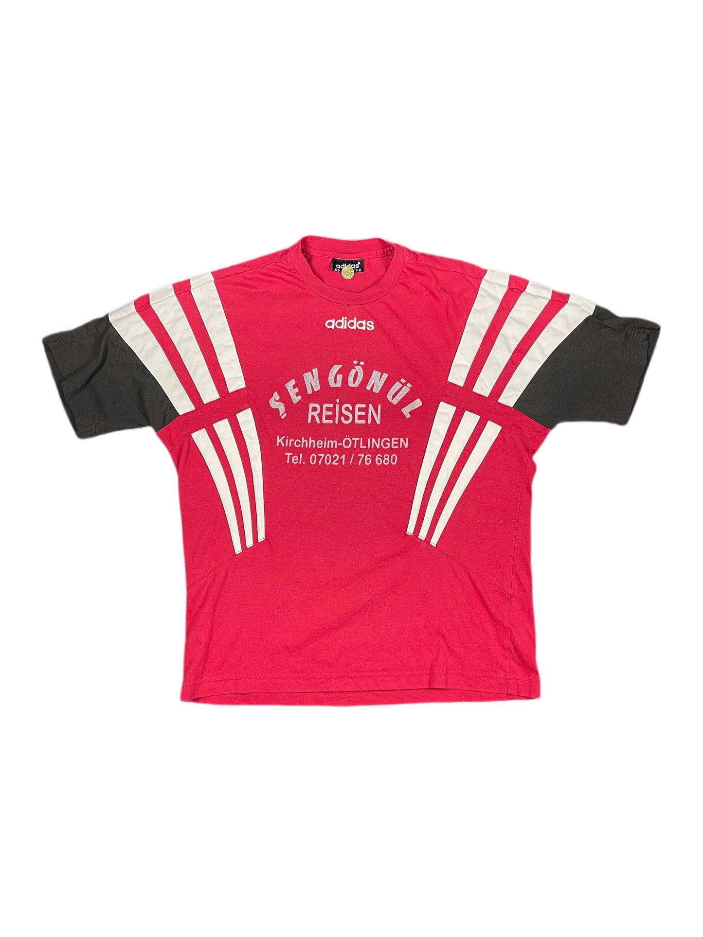 Vintage Adidas T-Shirt Red - M/L
