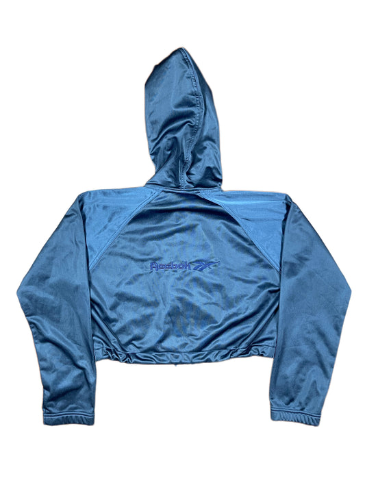 Vintage Reebok Crop Zipper Sport Jacket Navy - M