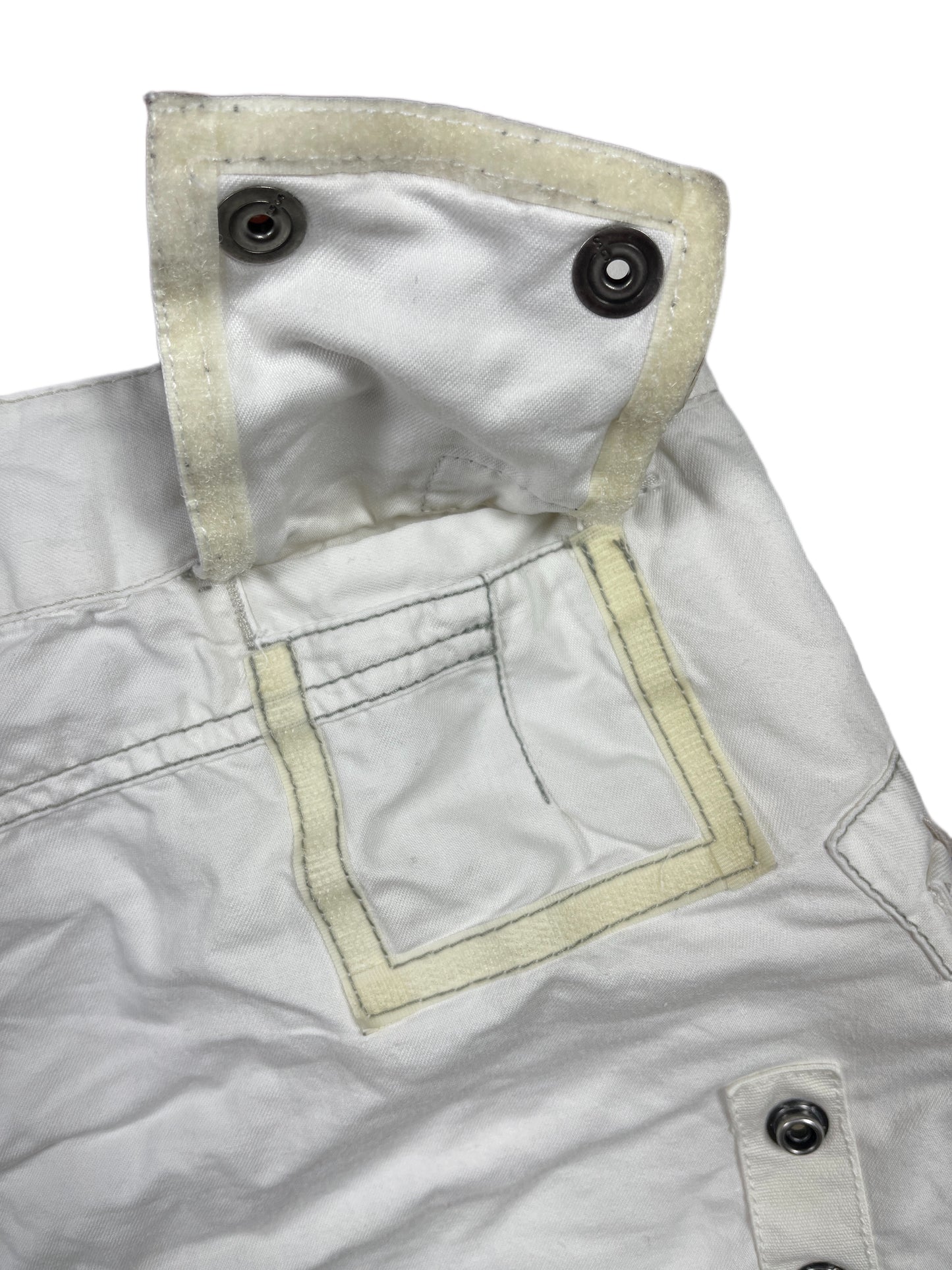 Y2k G-Star Low Waist Mini Skirt White - XS/S