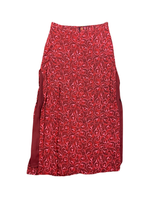 Vintage In Situ Long Skirt Red - XL