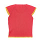 Y2k Roxy Short Sleeve Top Red - S/M