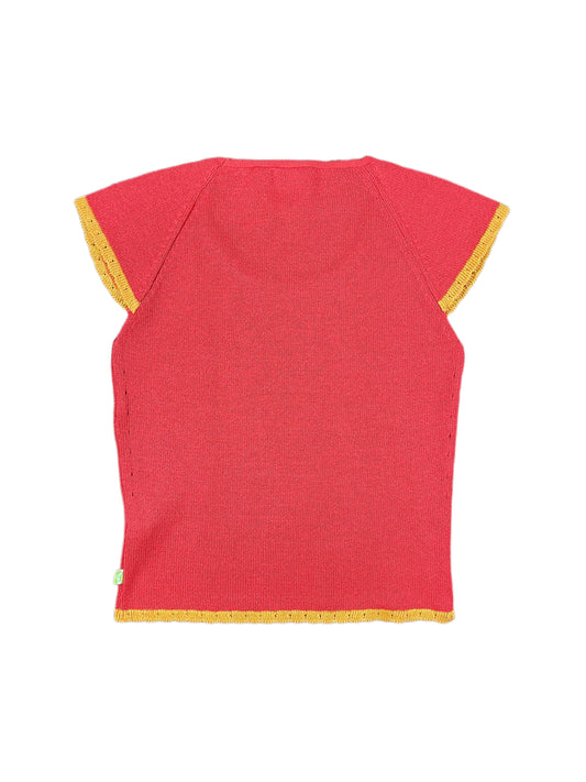 Y2k Roxy Short Sleeve Top Red - S/M