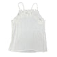Camaieu Sleeveless Top Flower Details White - M