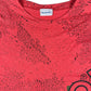 Vintage 90s Reebok Basketball Blacktop T-Shirt Red - L