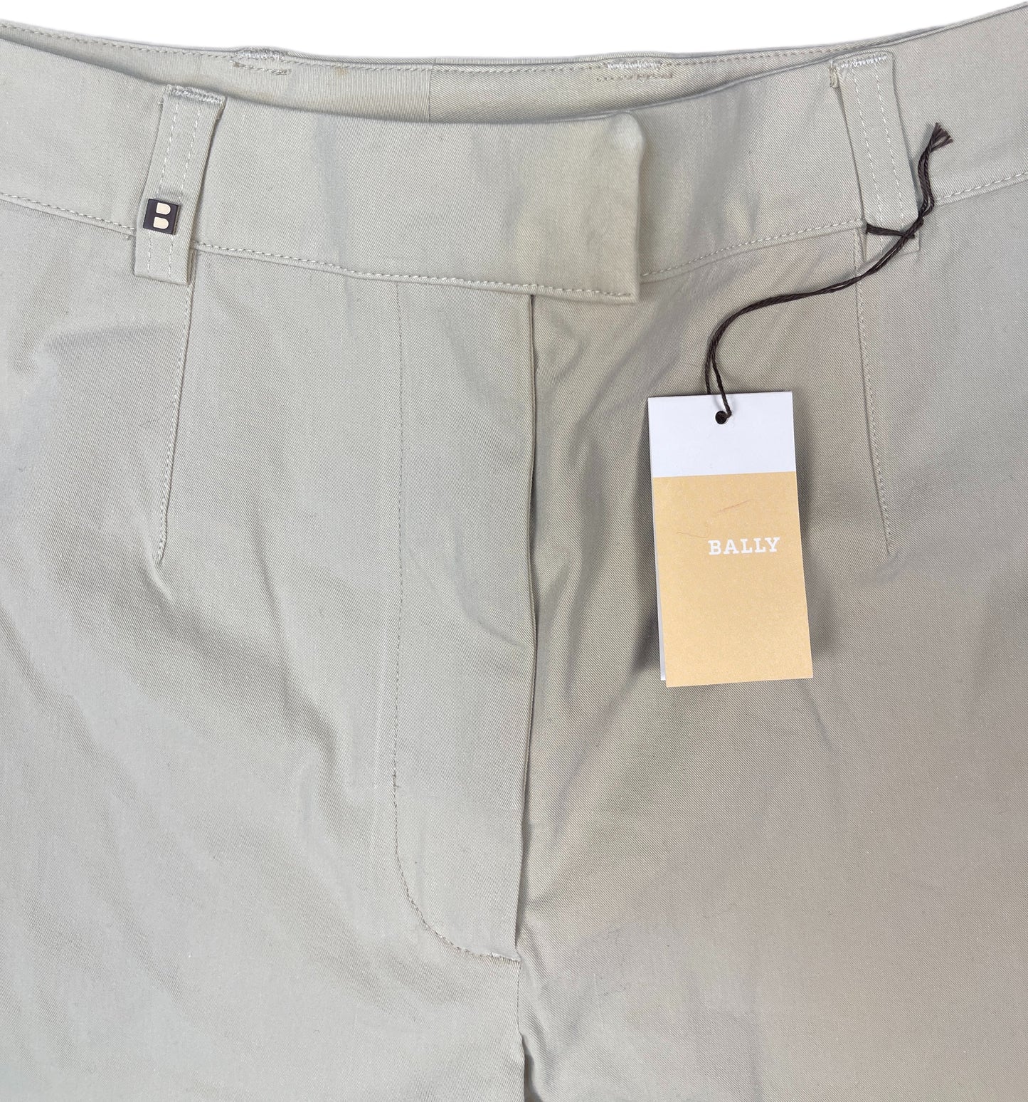 Bally Bermuda Shorts Beige Cotton Blend L