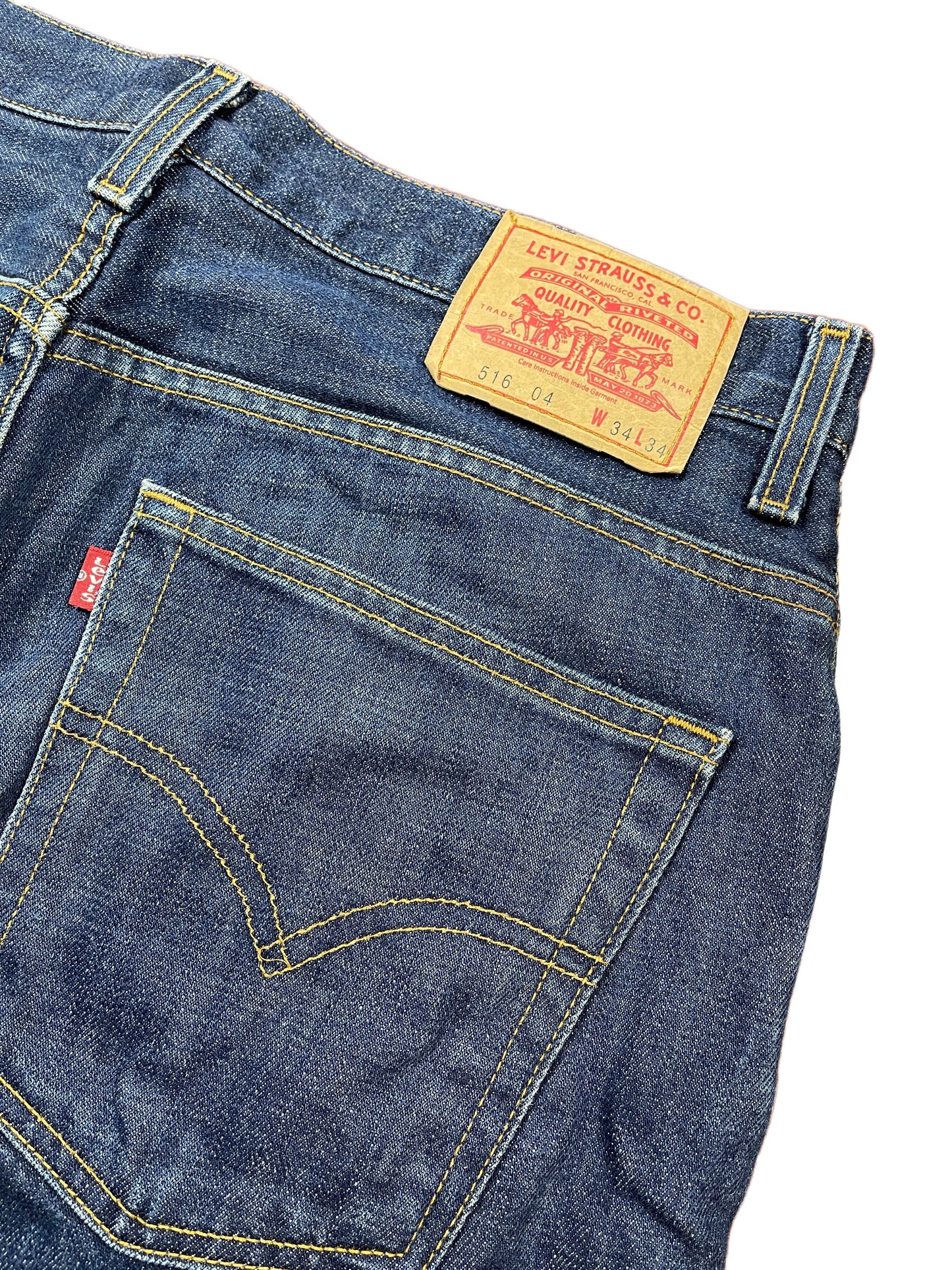 Y2k Levi's Low Waist Flared Denim Pants Blue - L