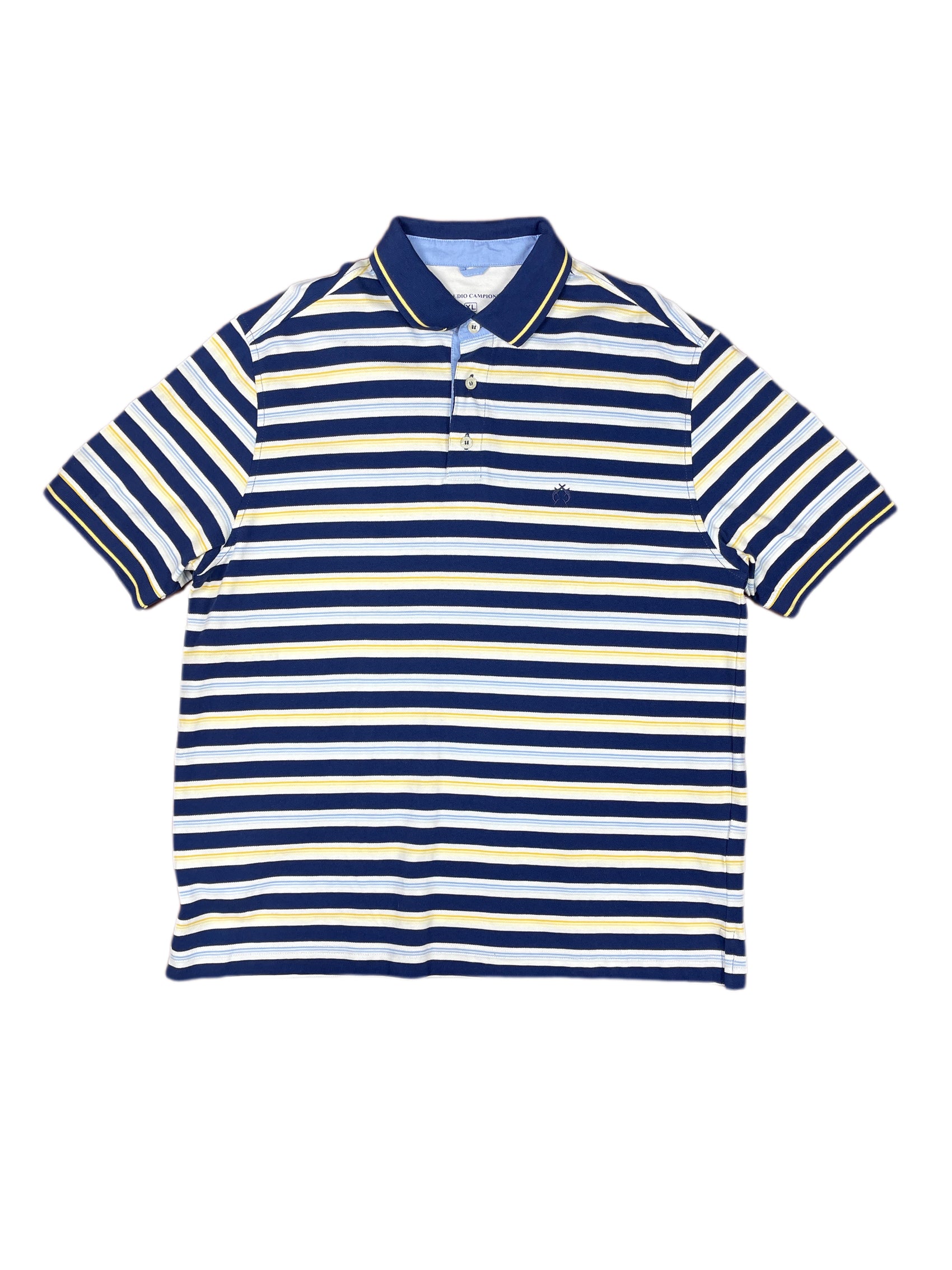Claudio Campione Polo Shirt Blue - XL