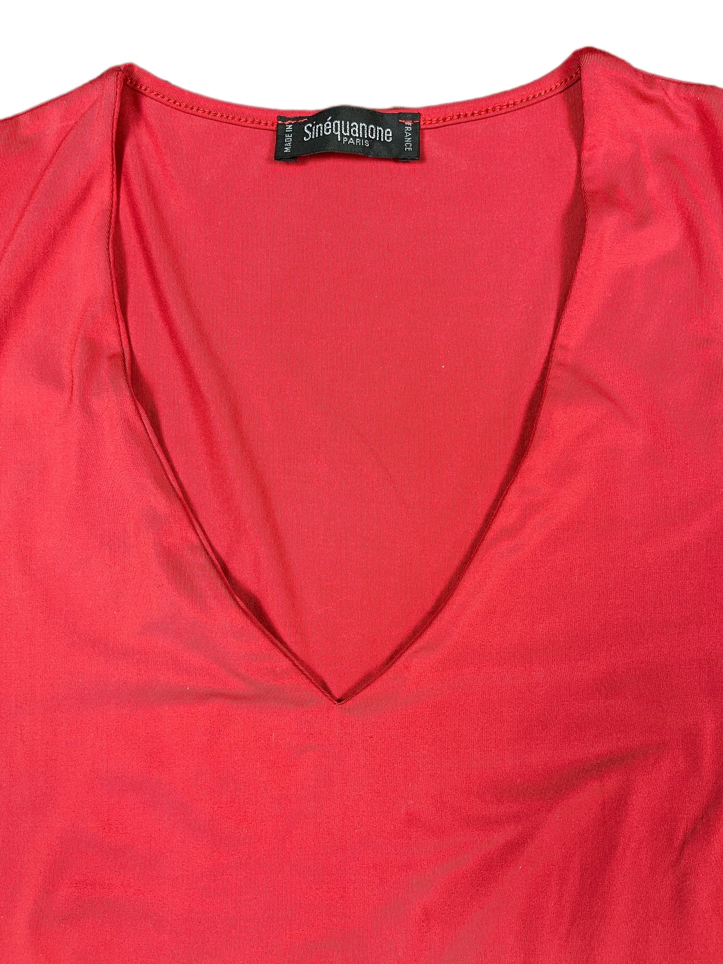 Vintage Sinequanone Sleeveless Top Red - S