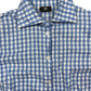 Bogner Long Sleeve Squared Shirt Blue Cotton M