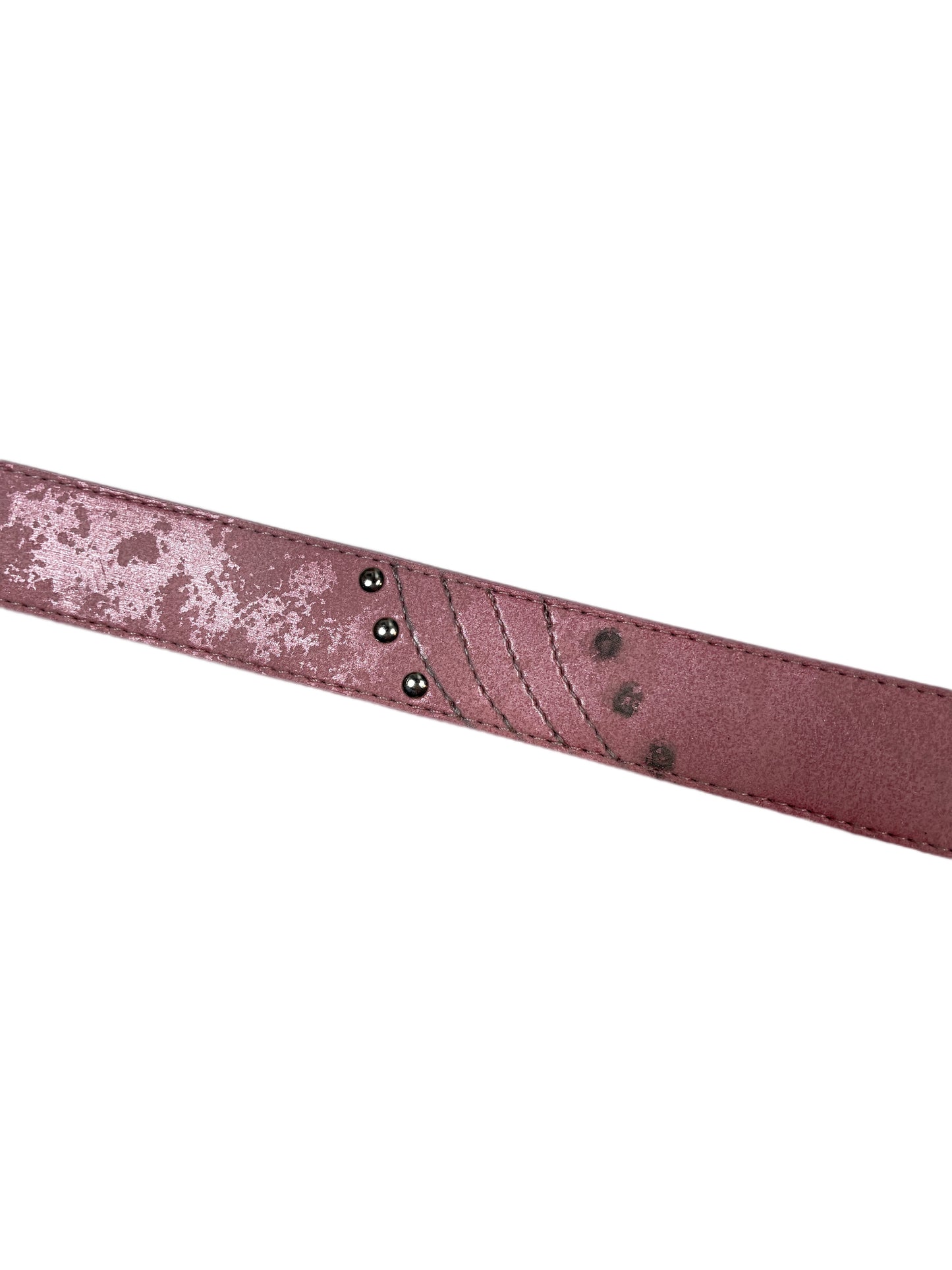 Y2k Playboy Belt Pink 2004