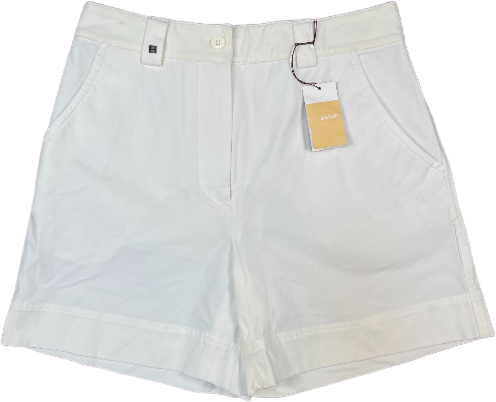 Bally Bermuda Shorts White Cotton S