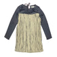 Bonsui Long Sleeve Dress Brown Bronze - M