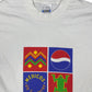 Vintage Pepsi Screen Stars T-Shirt White - M