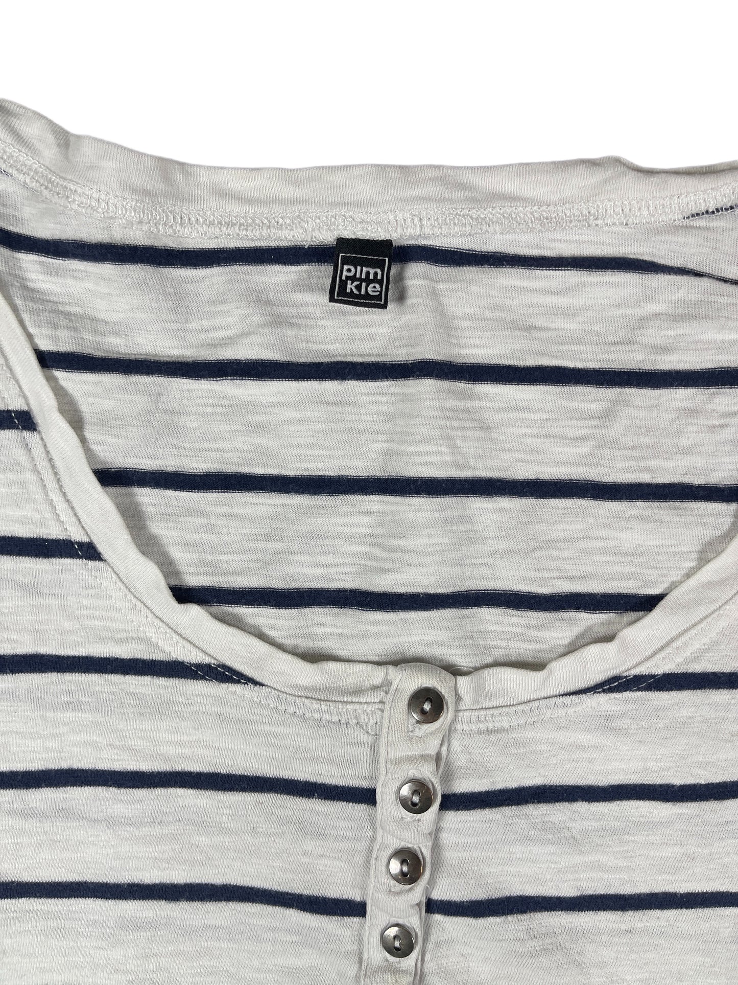 Y2k Pimkie Short Sleeve Top White - XS