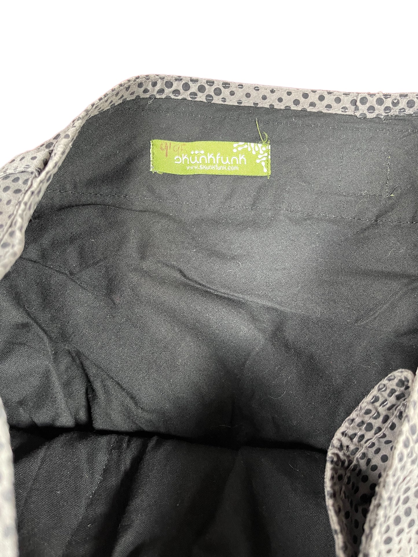 Skunkfunk Midi Skirt Dots Pattern Gray - S