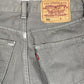 Vintage UpCycle distressed Style Levi's Denim Shorts Gray - XS