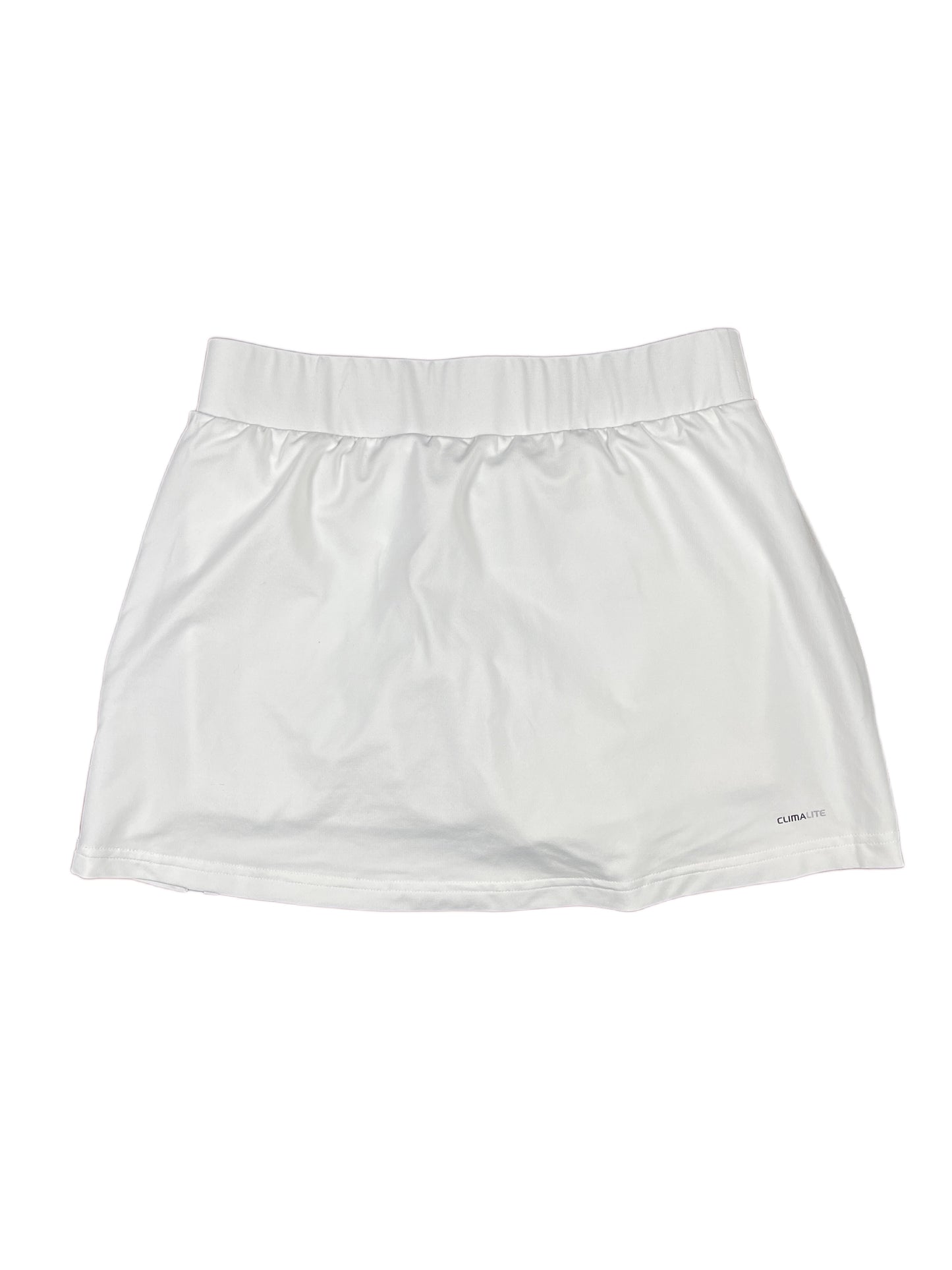 Y2k 2010 Adidas Sport Tennis Skirt White - S