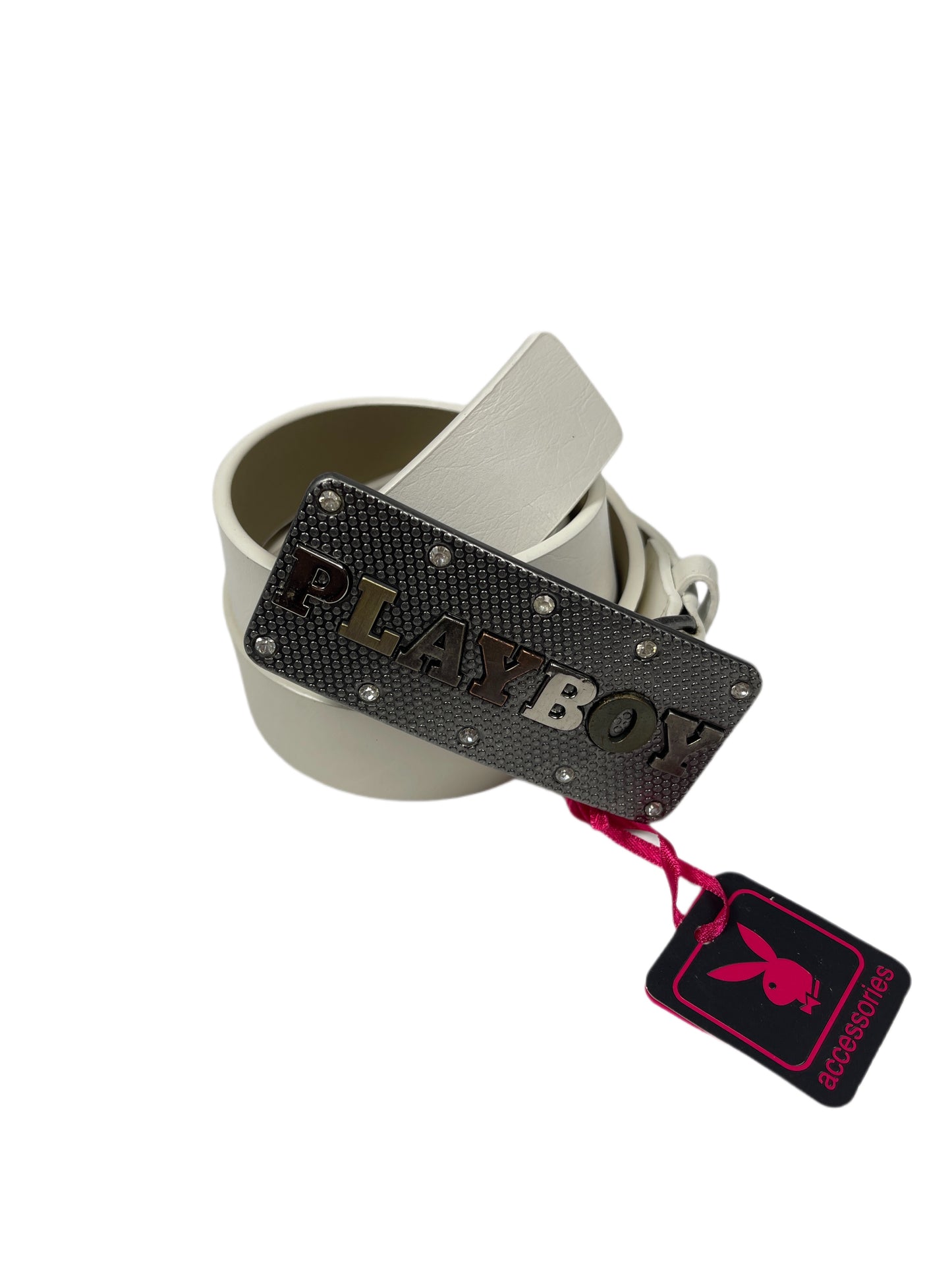 Y2k Playboy Plug In Belt White 2007