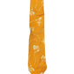 Vintage Flower Silk Tie Orange