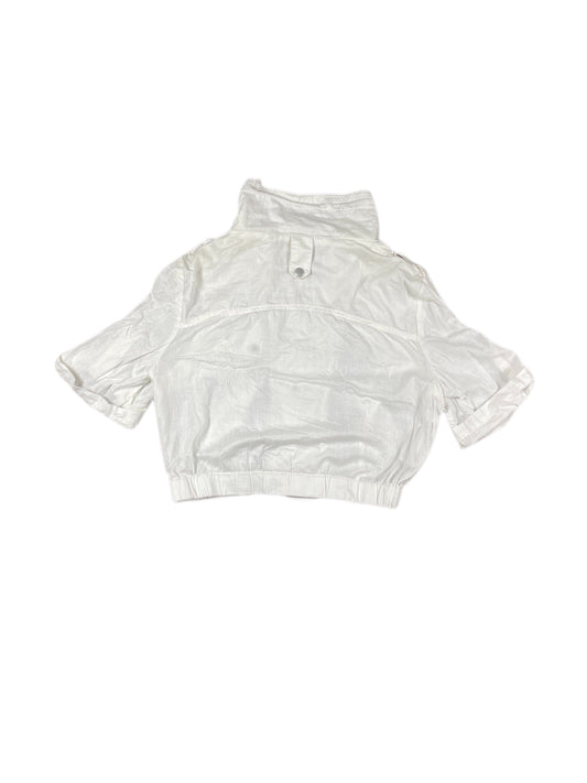 Y2k Stradivarius Short Sleeve Jacket White - L