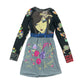 Y2k Desigual Long Sleeve Dress Multicolor - XS