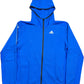 Adidas Track Jacket Blue Polyester Blend M