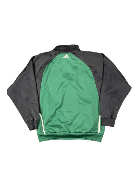 Vintage Adidas Sports Jacket Green Black - L