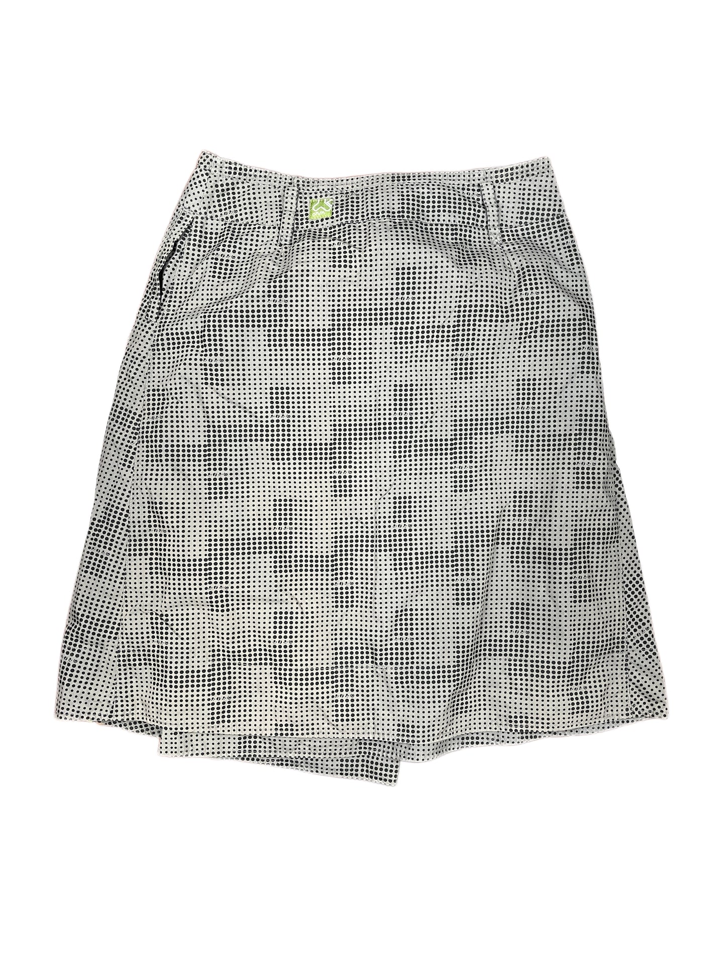 Skunkfunk Midi Skirt Dots Pattern Gray - S