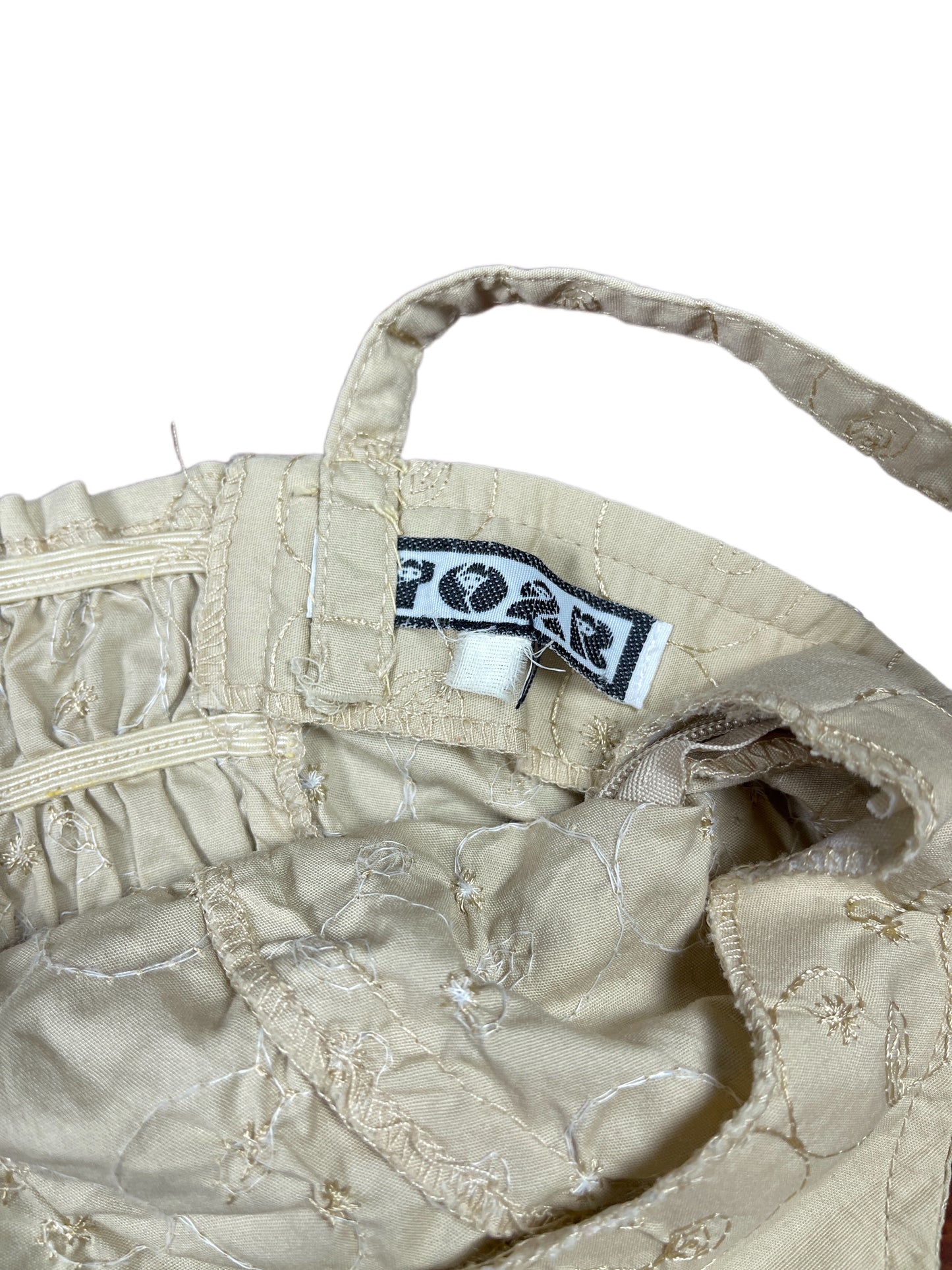 Vintage Toar 2 Sleeveless Top Beige - XS/S