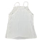 Camaieu Sleeveless Top Flower Details White - M