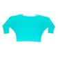 Vintage Benetton Long Sleeve Top Turquoise - S