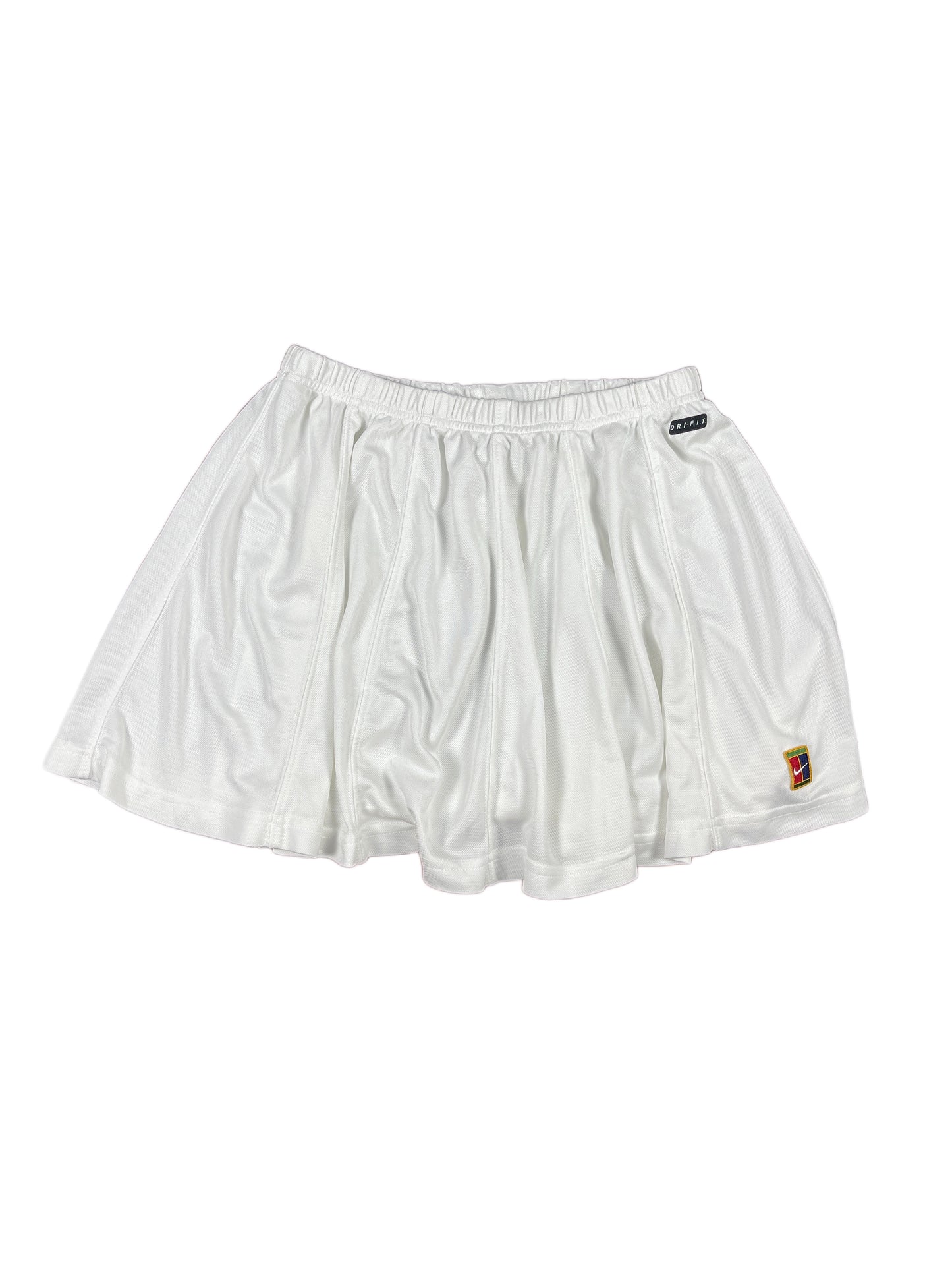 Vintage 90s Nike Tennis Sport Skirt White Challenge Court Made in USA - S