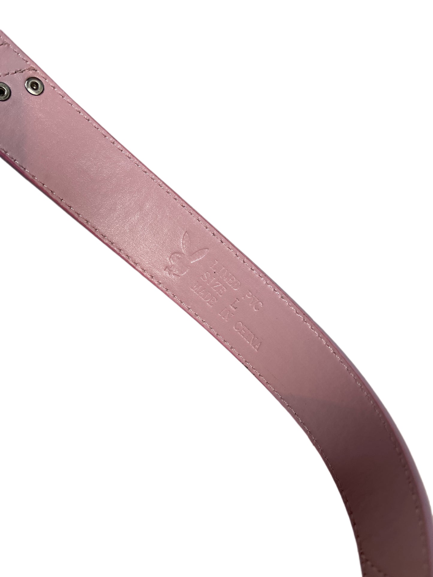 Y2k Playboy Belt Pink 2004