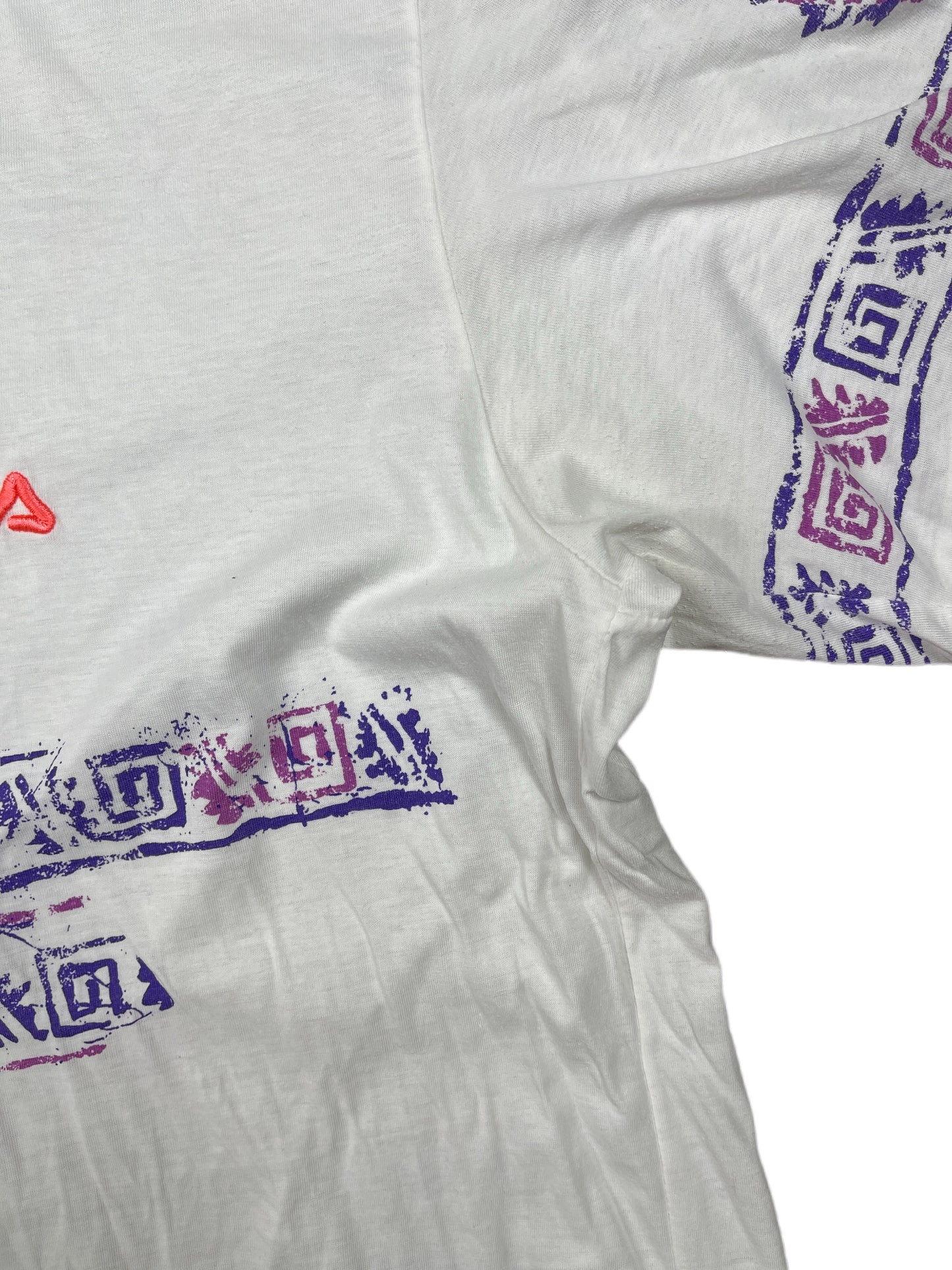 Vintage Fila Tennis Short Sleeve Polo Shirt White XL/XXL