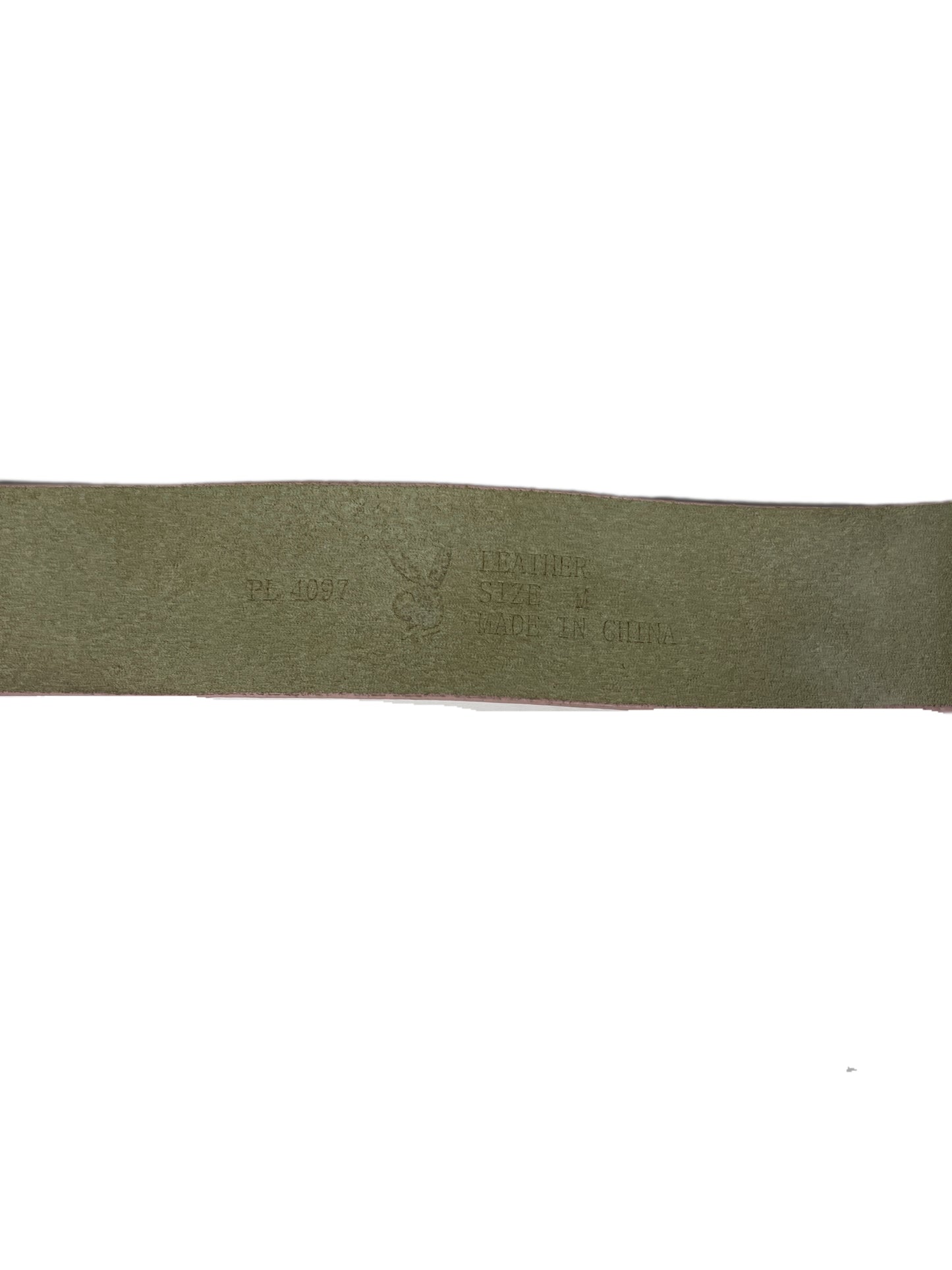 Y2k Playboy Rotatable Logo Leather Plug In Bełt Pink 2004