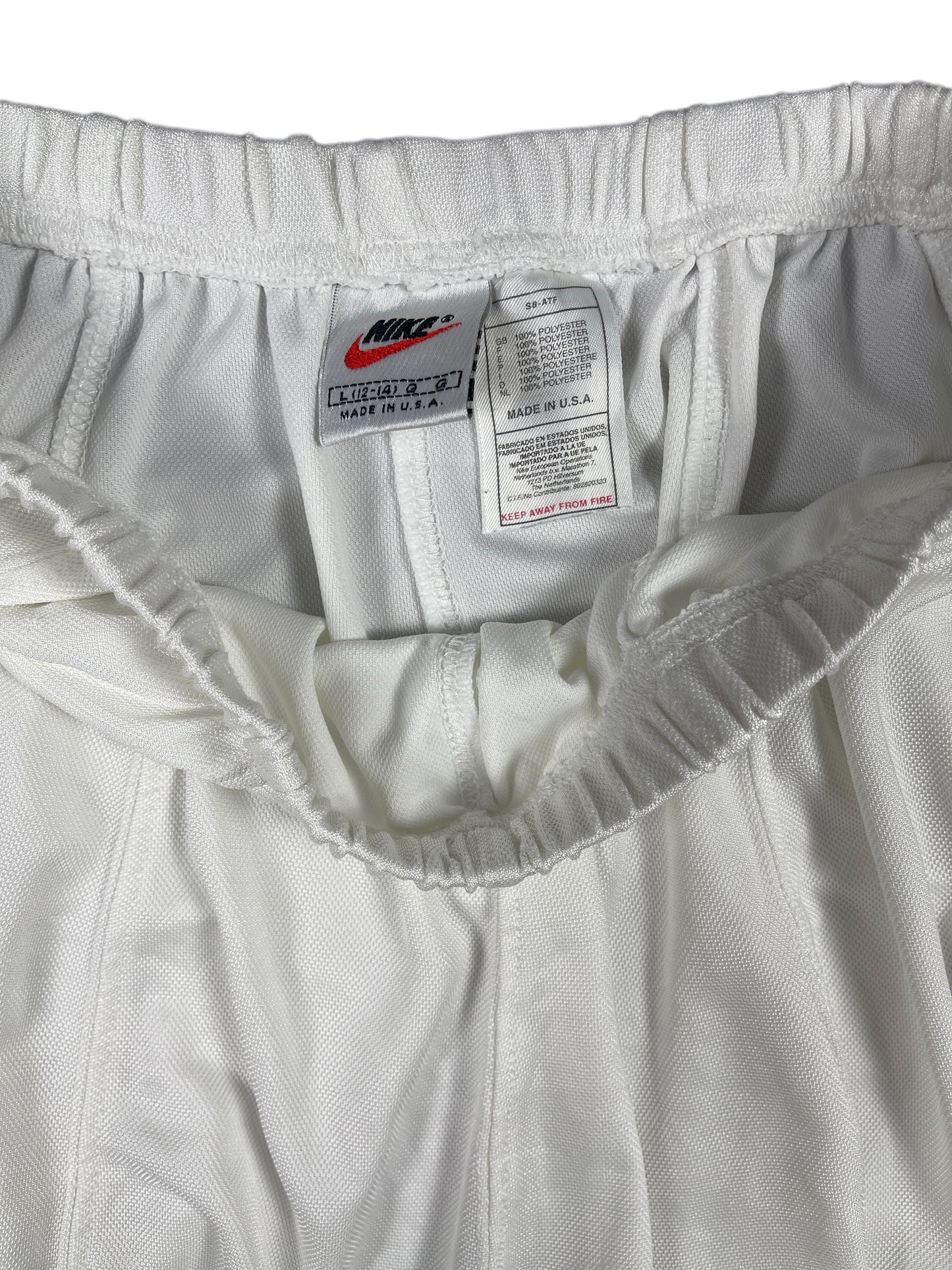 Vintage 90s Nike Tennis Sport Skirt White Challenge Court Made in USA - S