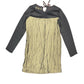 Bonsui Long Sleeve Dress Brown Bronze - M