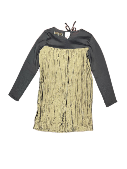 Bonsui Long Sleeve Dress Brown Bronze - M