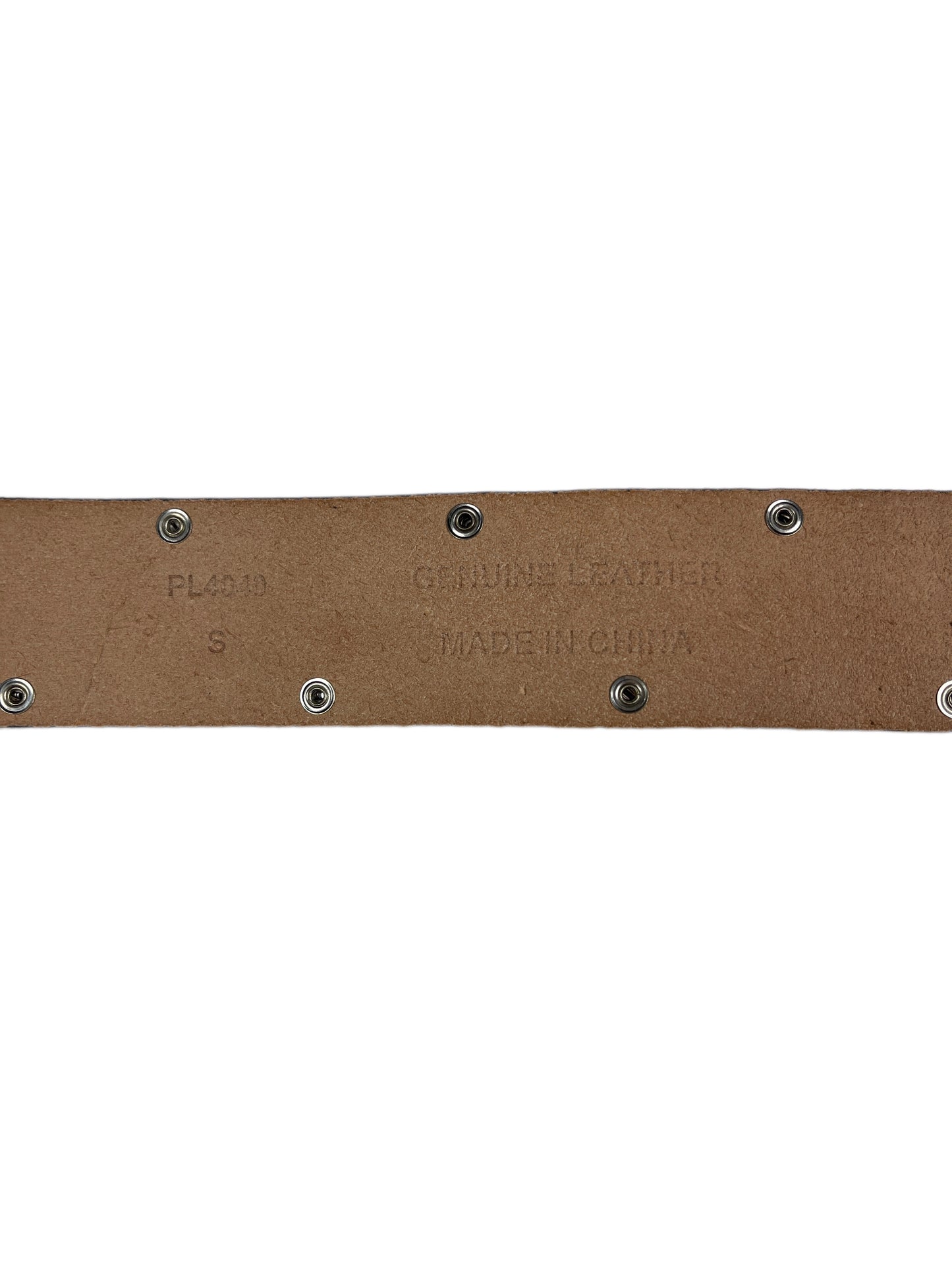 Y2k Playboy Plug In Leather Belt Black 2004