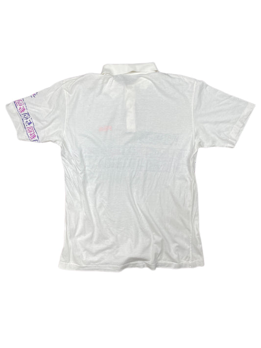 Vintage Fila Tennis Short Sleeve Polo Shirt White XL/XXL