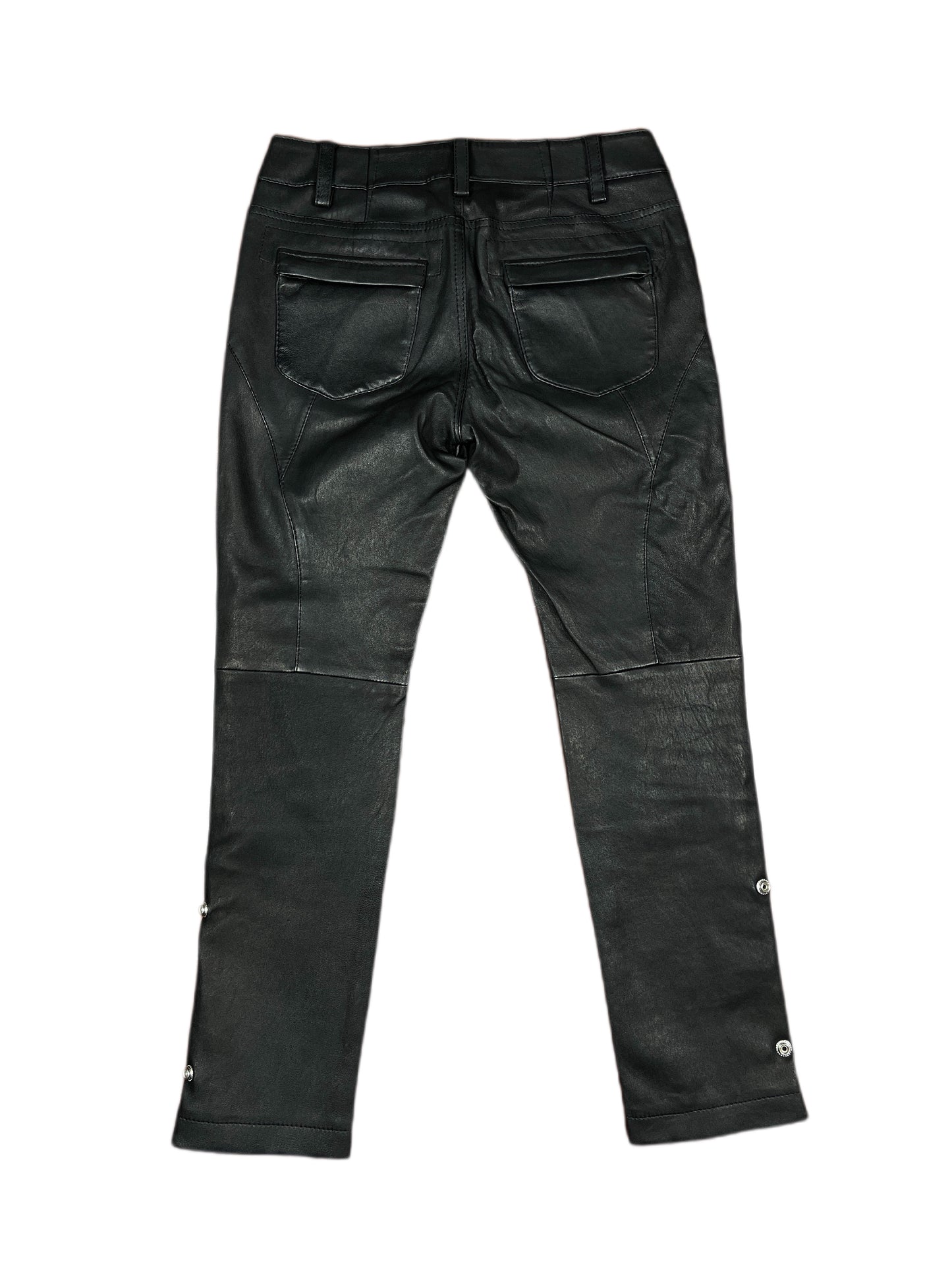 Zadig & Voltaire Deluxe Low Waist Leather Pants Black - S