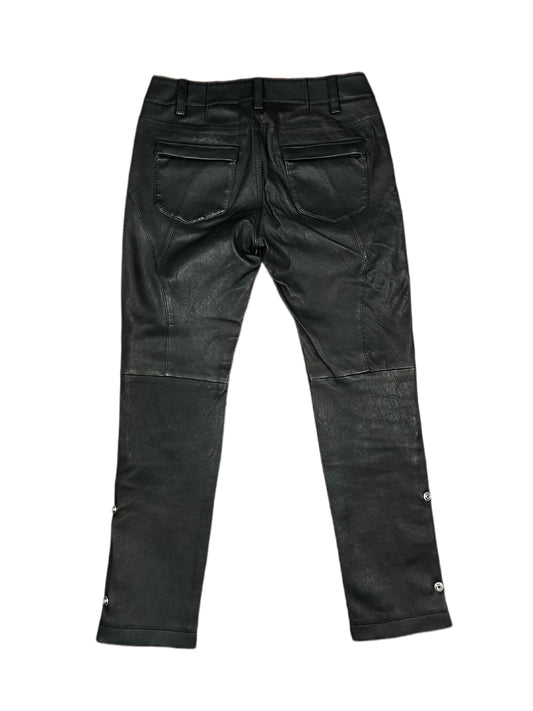 Zadig & Voltaire Deluxe Low Waist Leather Pants Black - S