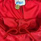 Vintage Asics Sport Shorts Red - L