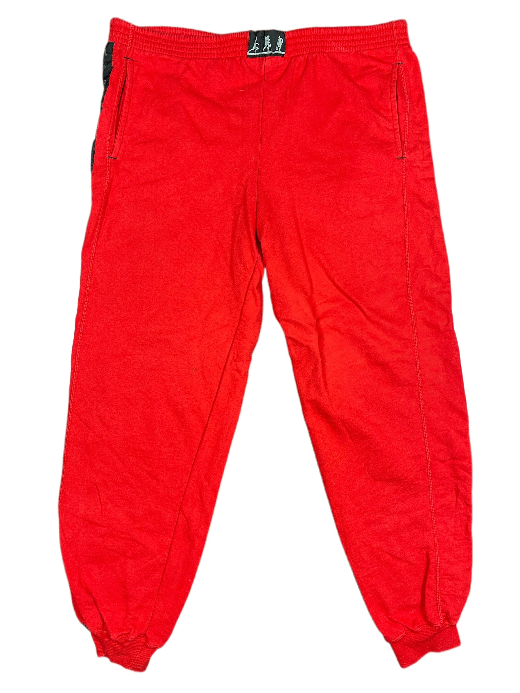 Vintage Paramount Sweat Pants Red - L/XL