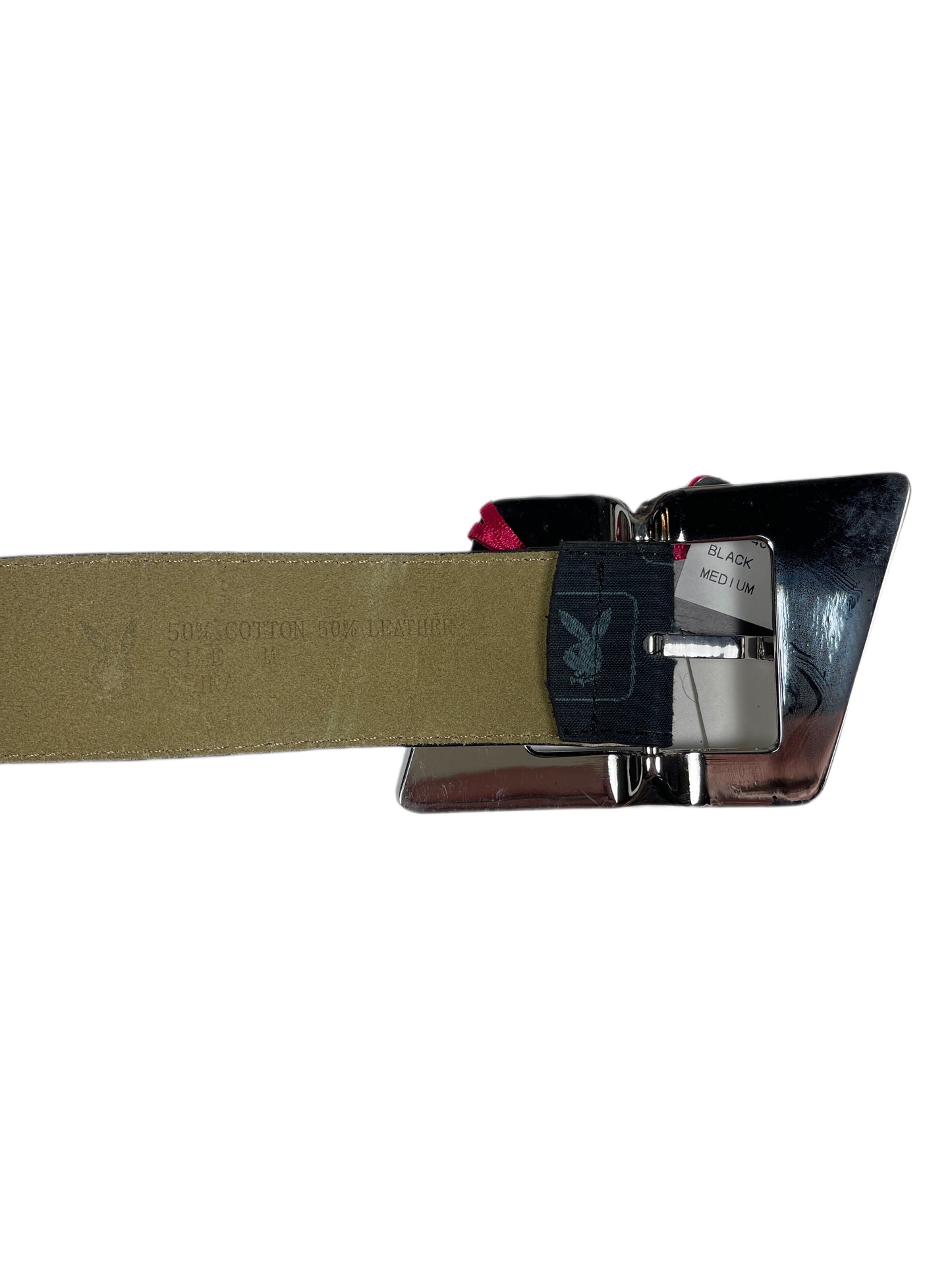 Y2k Playboy Belt Black 2004